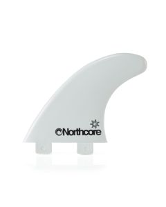 Northcore surfboard fins white