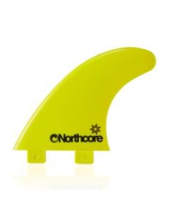Northcore Slice Surfboard Fins- Yellow